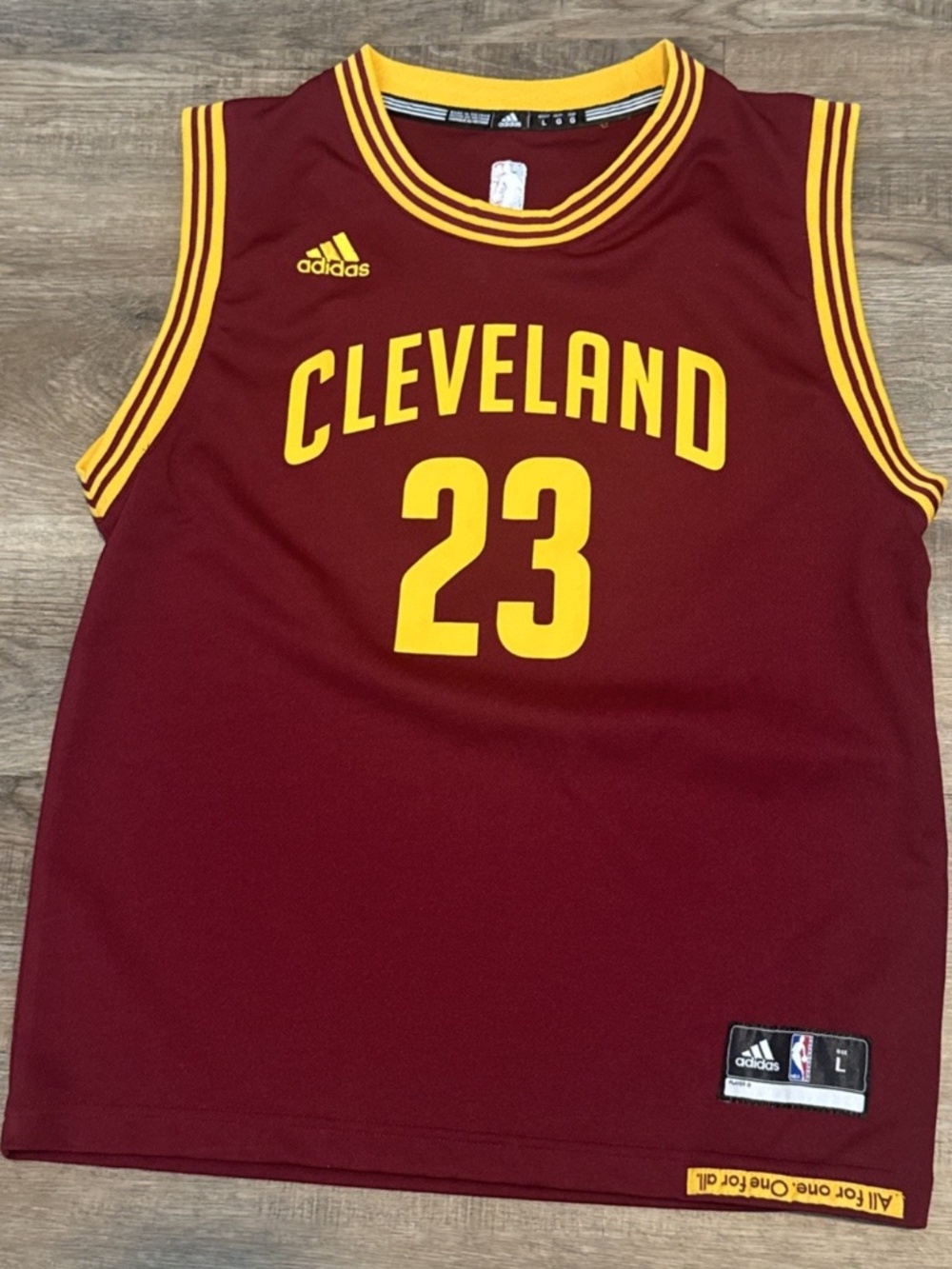 Adidas LeBron James #23 Cleveland Cavaliers Cavs Jersey Boy's Youth Large 14/16